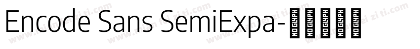 Encode Sans SemiExpa字体转换